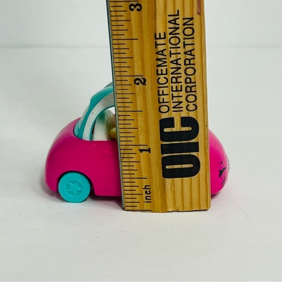 shopkins cutie car mcdonalds restaurant fast food pink teal - Picture 6 of 6